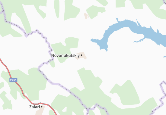 Kaart Plattegrond Novonukutskiy