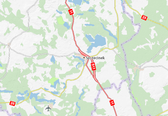 Szczecinek Map