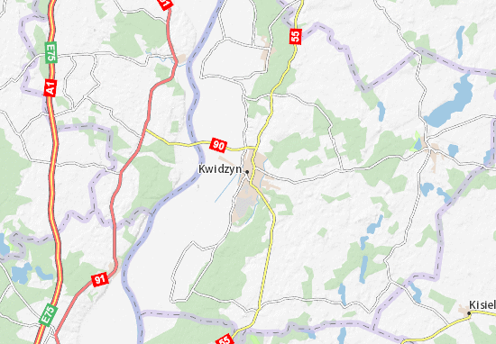 Karte Stadtplan Kwidzyn