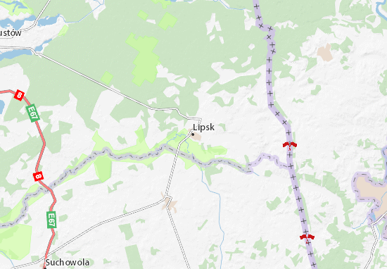 Mapa Lipsk