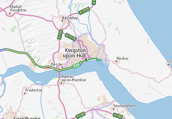 Kingston upon Hull Map