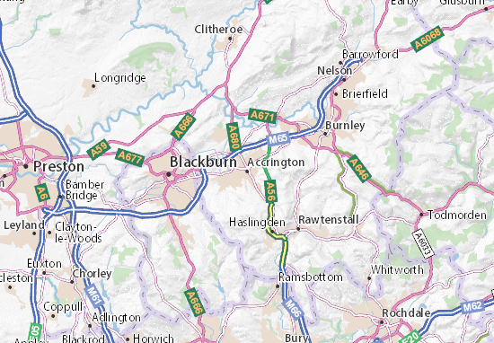 Accrington Map
