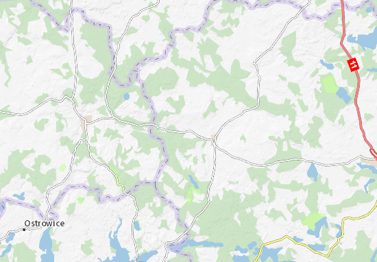 Kaart Plattegrond Łęknica
