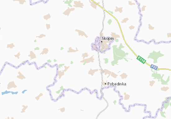 Karte Stadtplan Kornevoye