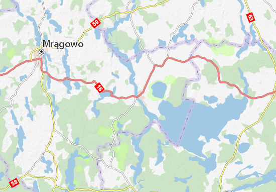 Mikołajki Map