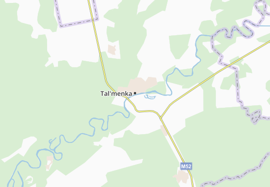 Karte Stadtplan Tal&#x27;menka
