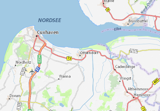Otterndorf Map