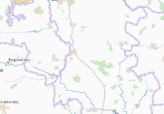 Karte Stadtplan Fedosovka