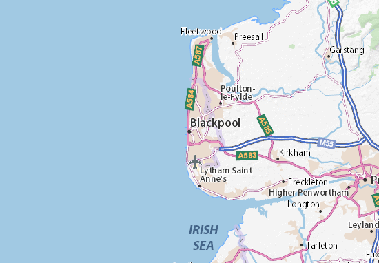 Mapa Plano Blackpool