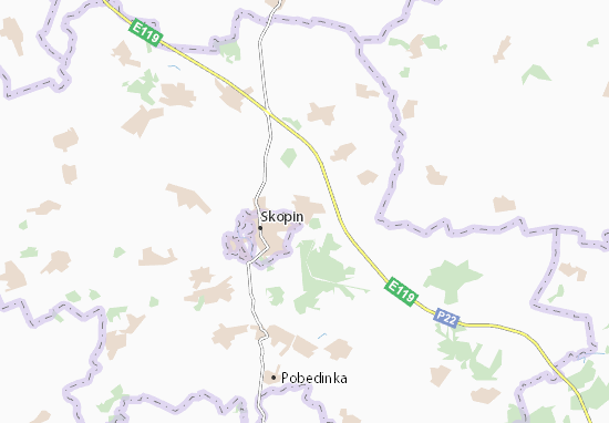 Kaart Plattegrond Voslebovo