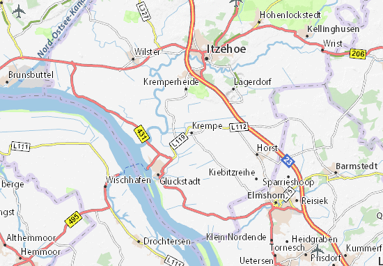 Krempe Map