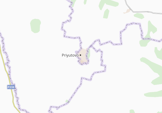 Kaart Plattegrond Priyutovo