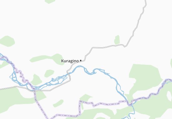Kaart Plattegrond Kuragino