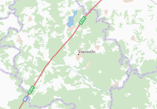Kaart Plattegrond Duminichi