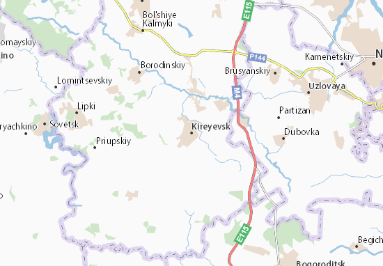 Kireyevsk Map