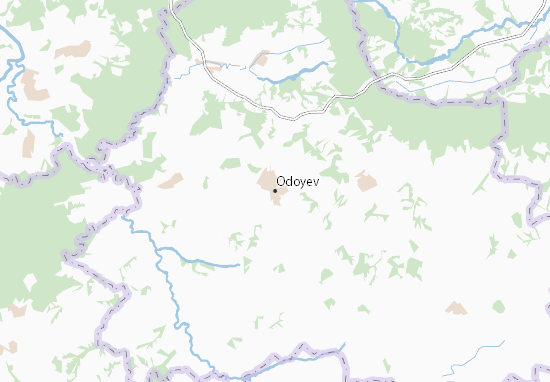 Karte Stadtplan Odoyev