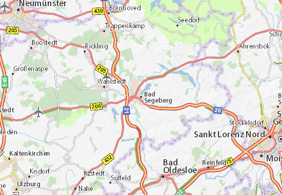 Mapa Bad Segeberg