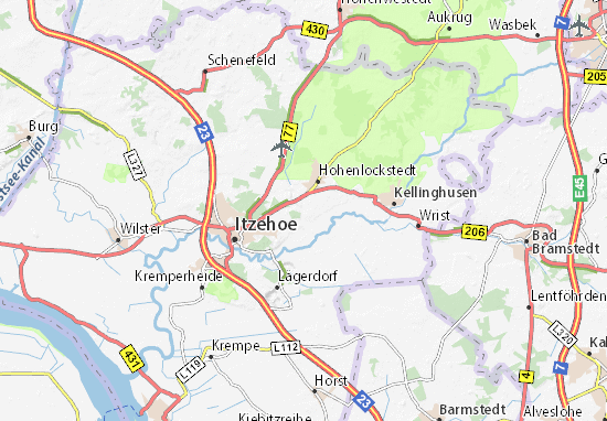 Karte Stadtplan Winseldorf