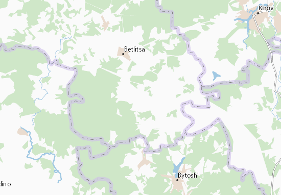 Kaart Plattegrond Sinyavka