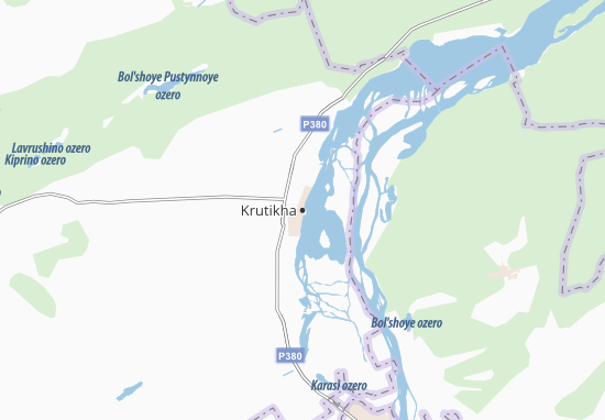 Kaart Plattegrond Krutikha