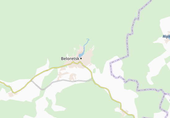 Kaart Plattegrond Beloretsk