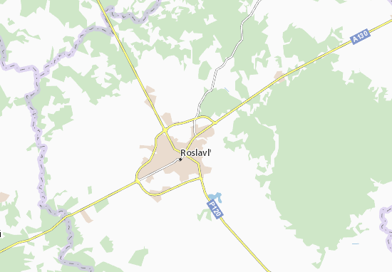 Mapa Malyye Kirilly