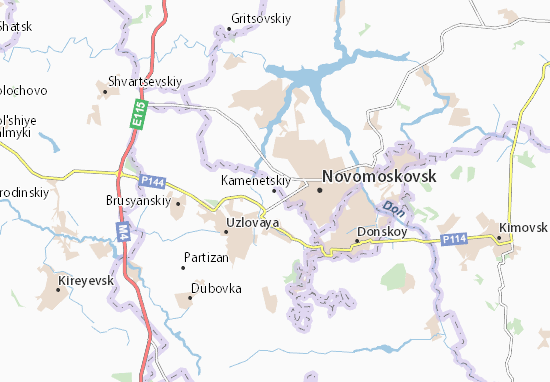 Karte Stadtplan Kamenetskiy