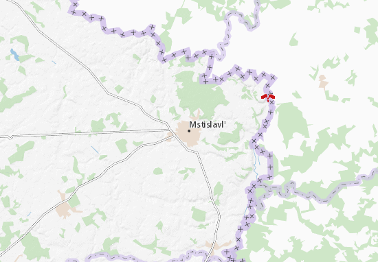 Karte Stadtplan Mstislavl&#x27;
