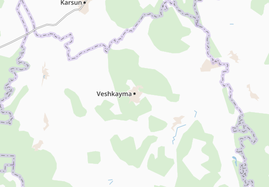 Mapa Veshkayma