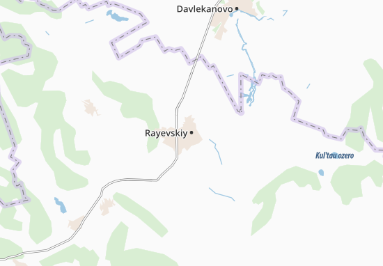 Karte Stadtplan Rayevskiy