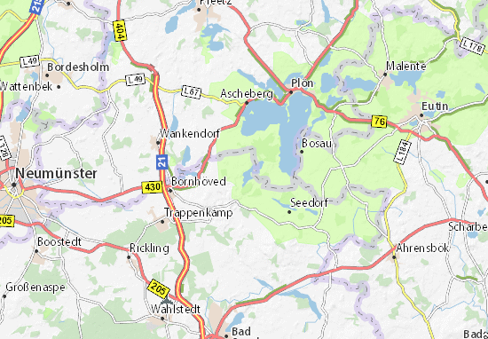 Karte Stadtplan Stocksee