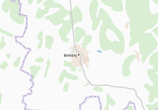 Karte Stadtplan Belebej