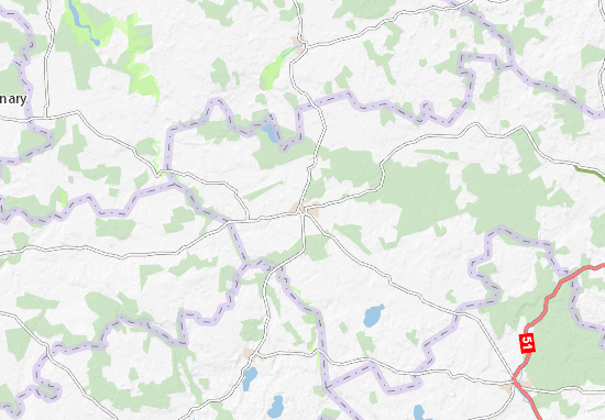 Karte Stadtplan Orneta