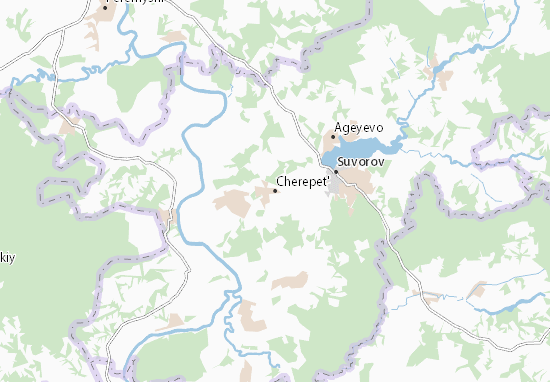 Mapa Cherepet&#x27;