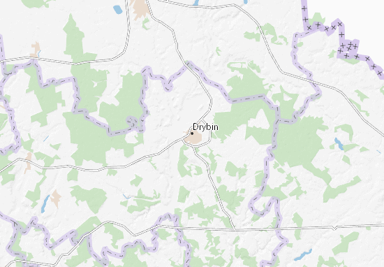 Mapa Drybin