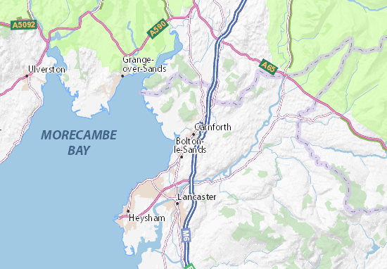 Mapa Carnforth
