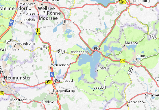 Karte Stadtplan Ascheberg