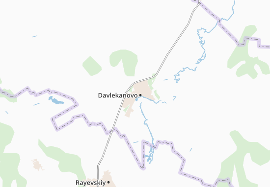 Kaart Plattegrond Davlekanovo