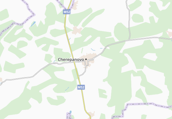 Kaart Plattegrond Cherepanovo