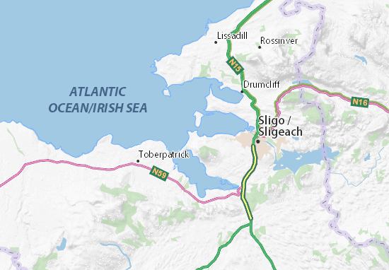 Karte Stadtplan Sligo Airport