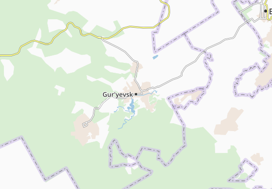Gur&#x27;yevsk Map