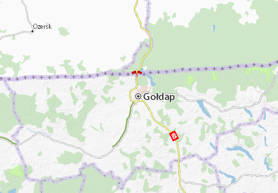Mapa Gołdap