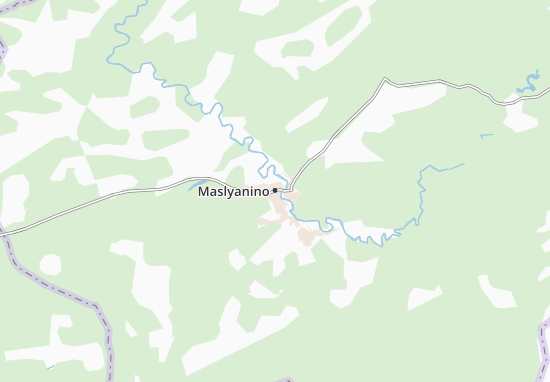 Karte Stadtplan Maslyanino