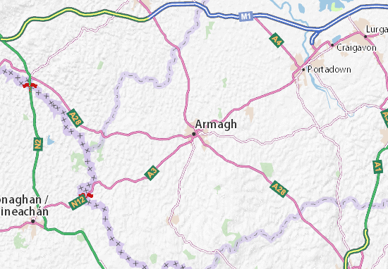Mapa Plano Armagh