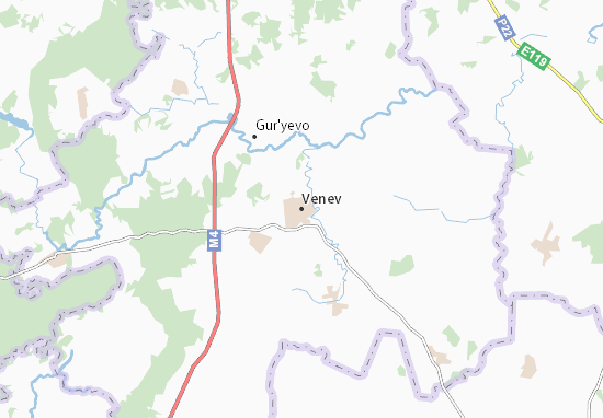 Mapa Venev