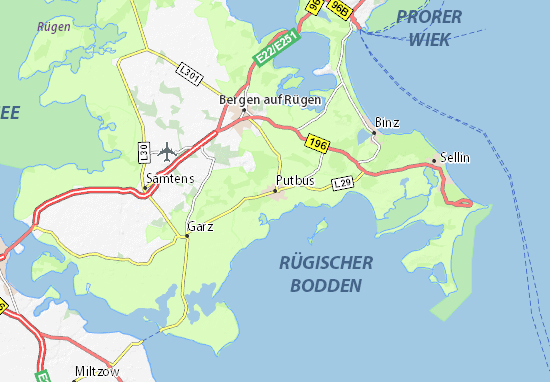 Putbus Map