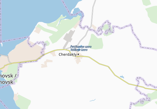 Karte Stadtplan Cherdakly
