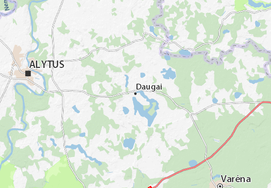 Karte Stadtplan Daugai