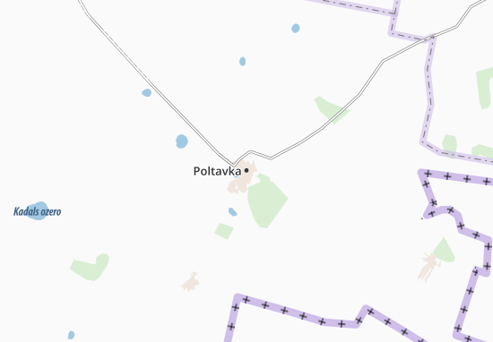 Karte Stadtplan Poltavka
