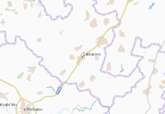 Kaart Plattegrond Zakharovo